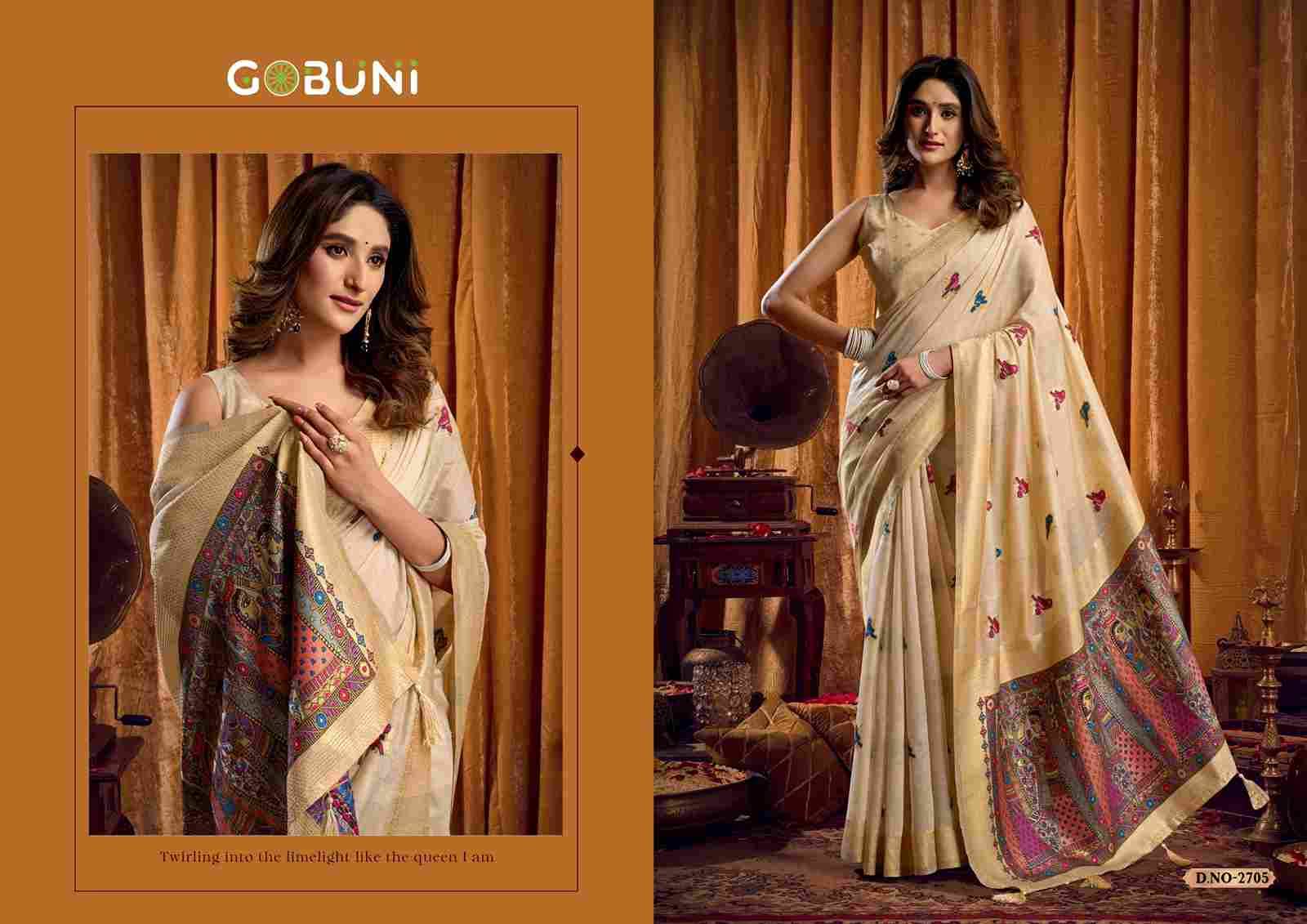 Shruti By Gobuni 2701 To 2706 Series Indian Traditional Wear Collection Beautiful Stylish Fancy Colorful Party Wear & Occasional Wear Modal Sarees At Wholesale Price