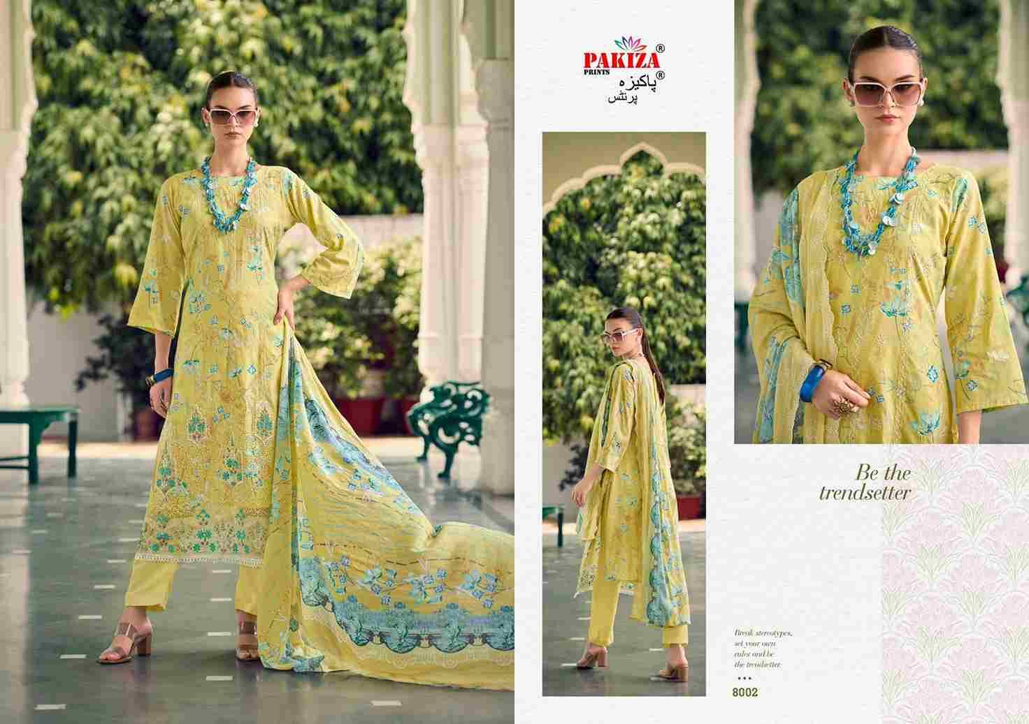 Humnawa Vol-8 By Pakiza Prints 8001 To 8010 Series Beautiful Festive Suits Stylish Fancy Colorful Party Wear & Occasional Wear Lawn Cotton Dresses At Wholesale Price