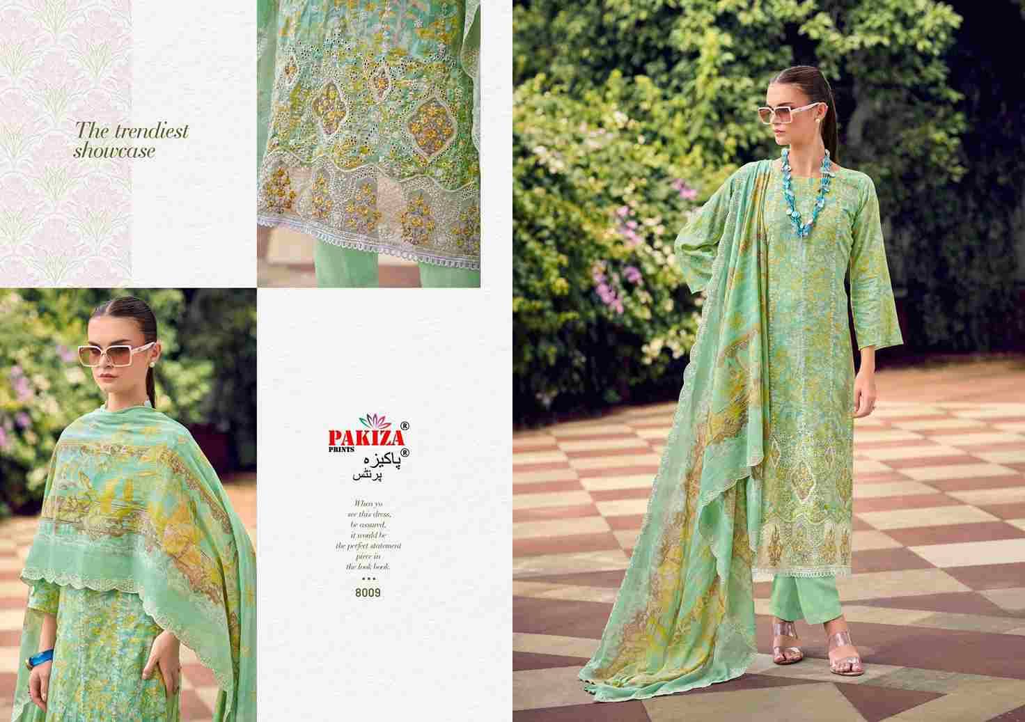 Humnawa Vol-8 By Pakiza Prints 8001 To 8010 Series Beautiful Festive Suits Stylish Fancy Colorful Party Wear & Occasional Wear Lawn Cotton Dresses At Wholesale Price