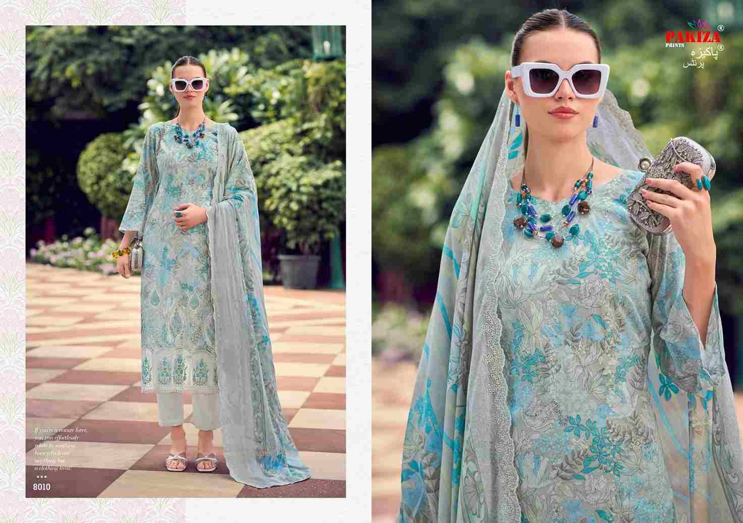 Humnawa Vol-8 By Pakiza Prints 8001 To 8010 Series Beautiful Festive Suits Stylish Fancy Colorful Party Wear & Occasional Wear Lawn Cotton Dresses At Wholesale Price