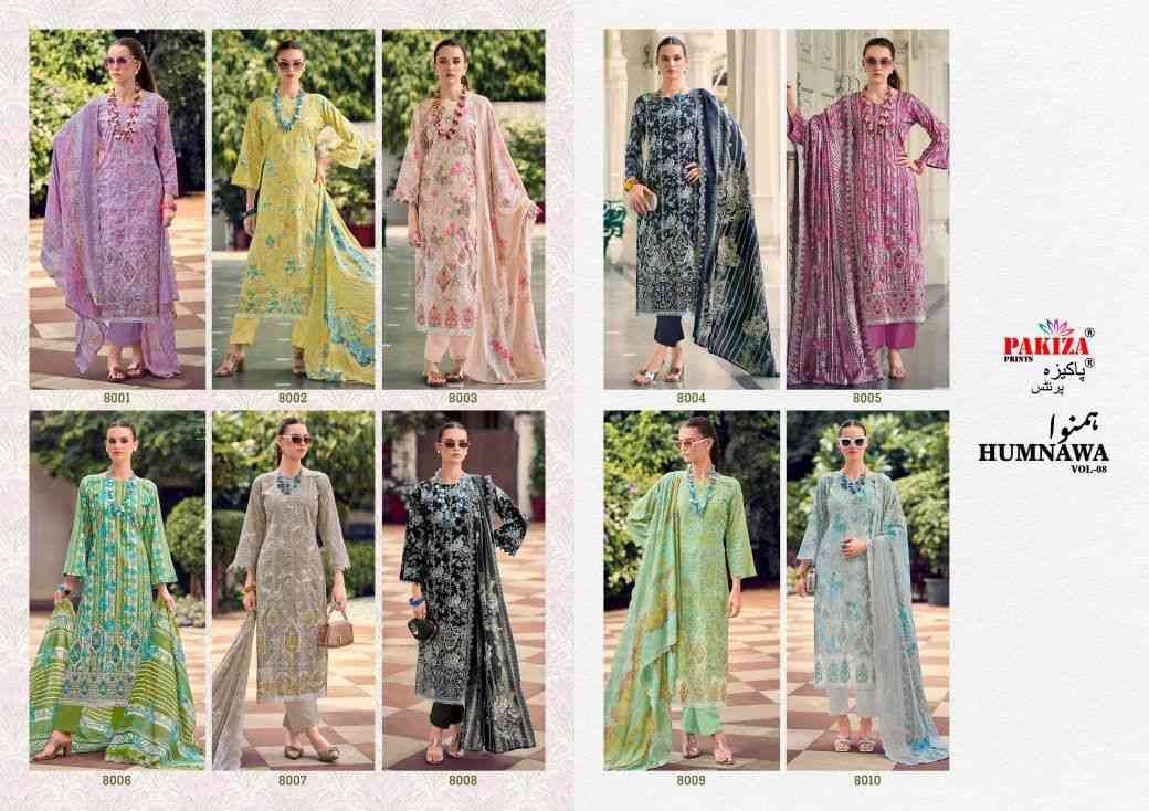 Humnawa Vol-8 By Pakiza Prints 8001 To 8010 Series Beautiful Festive Suits Stylish Fancy Colorful Party Wear & Occasional Wear Lawn Cotton Dresses At Wholesale Price