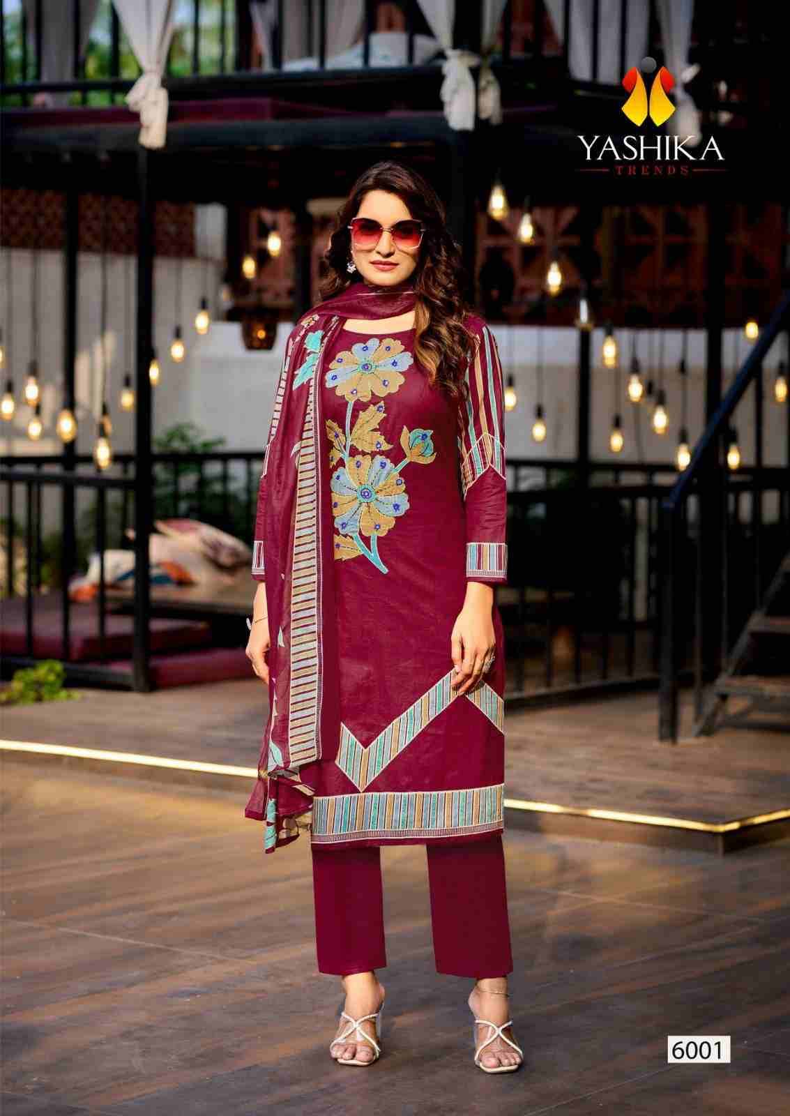 Dua Vol-6 By Yashika Trends 6001 To 6008 Series Beautiful Festive Suits Colorful Stylish Fancy Casual Wear & Ethnic Wear Pure Cotton Print Dresses At Wholesale Price