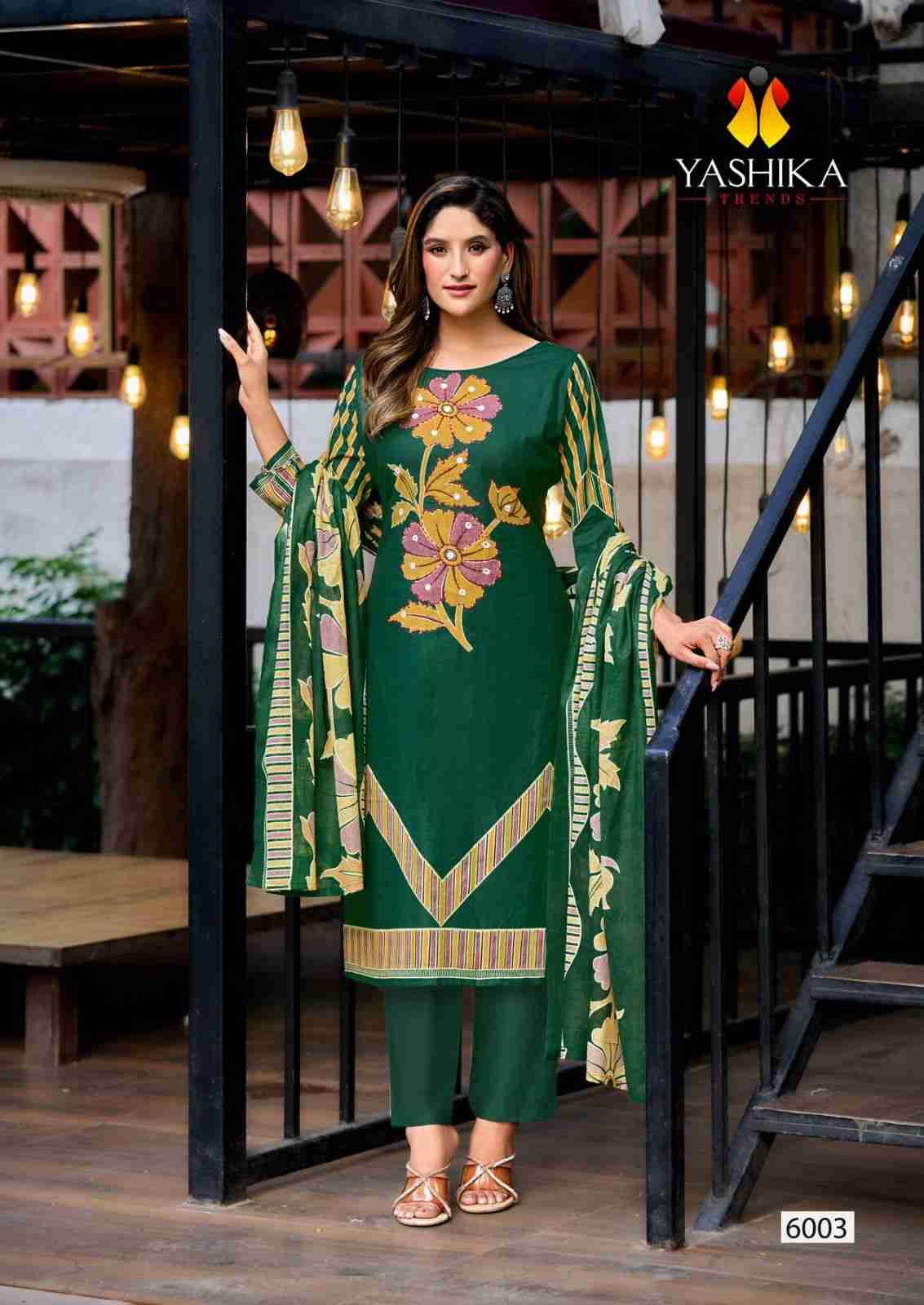 Dua Vol-6 By Yashika Trends 6001 To 6008 Series Beautiful Festive Suits Colorful Stylish Fancy Casual Wear & Ethnic Wear Pure Cotton Print Dresses At Wholesale Price