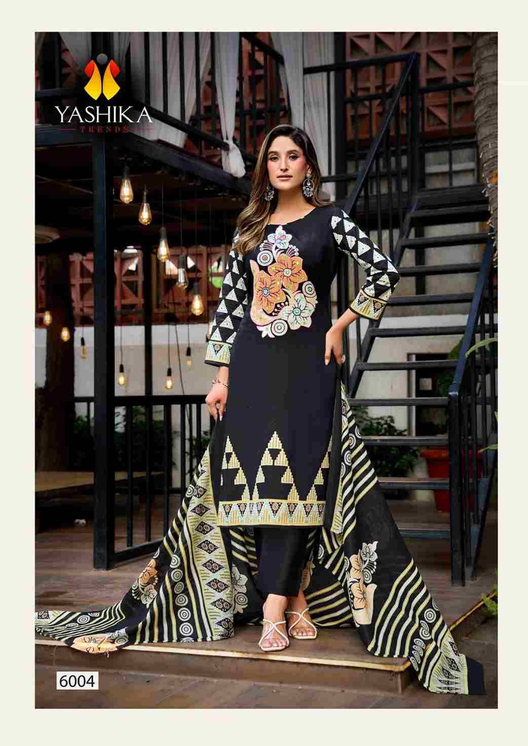 Dua Vol-6 By Yashika Trends 6001 To 6008 Series Beautiful Festive Suits Colorful Stylish Fancy Casual Wear & Ethnic Wear Pure Cotton Print Dresses At Wholesale Price