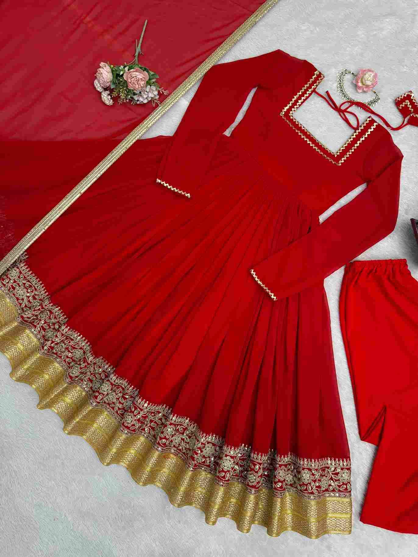 R-5961 By Fashid Wholesale Beautiful Festive Suits Colorful Stylish Fancy Casual Wear & Ethnic Wear Georgette Dresses At Wholesale Price