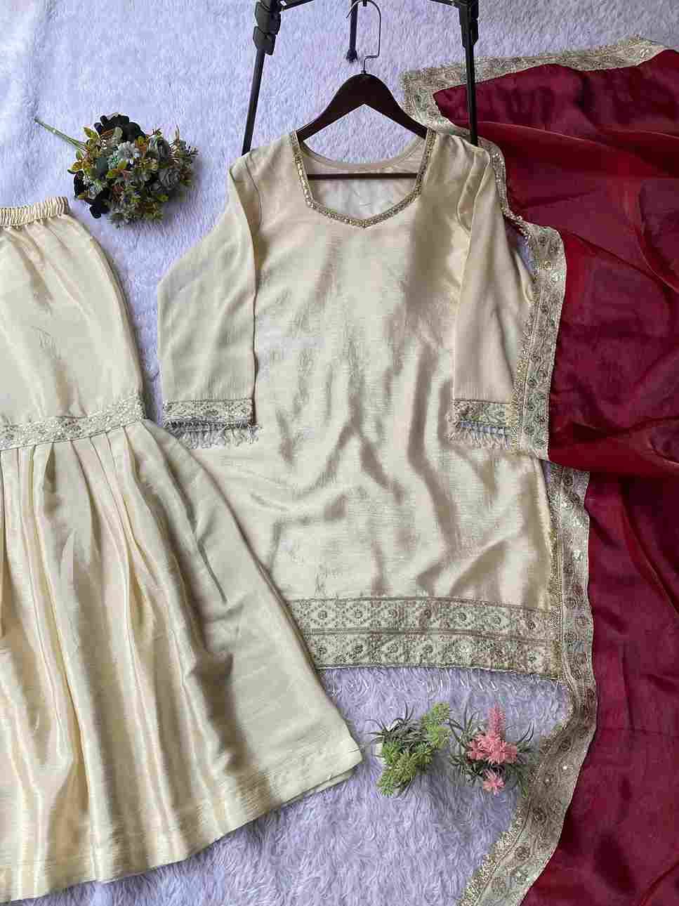 Le-2052 By Fashid Wholesale Beautiful Festive Suits Colorful Stylish Fancy Casual Wear & Ethnic Wear Chinnon Dresses At Wholesale Price