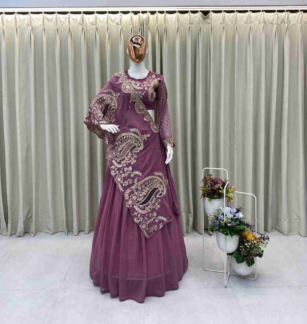 Be-400 By Fashid Wholesale 01 To 04 Series Designer Beautiful Collection Occasional Wear & Party Wear Georgette Embroidered Lehengas At Wholesale Price