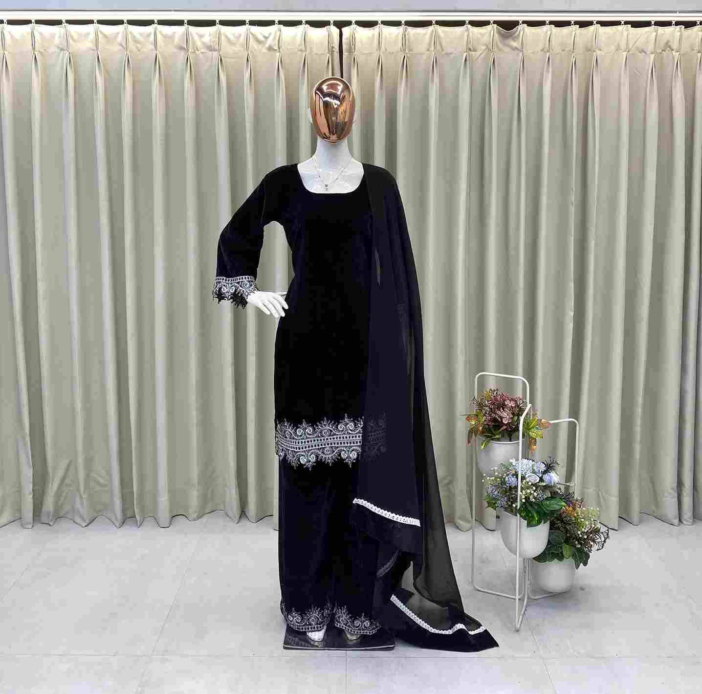 Be-419 By Fashid Wholesale 01 To 02 Series Wear Collection Beautiful Stylish Colorful Fancy Party Wear & Occasional Wear Velvet Dresses At Wholesale Price