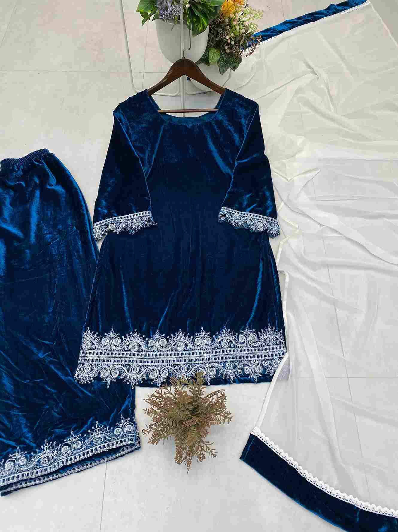 Be-419 By Fashid Wholesale 01 To 03 Series Wear Collection Beautiful Stylish Colorful Fancy Party Wear & Occasional Wear Velvet Dresses At Wholesale Price