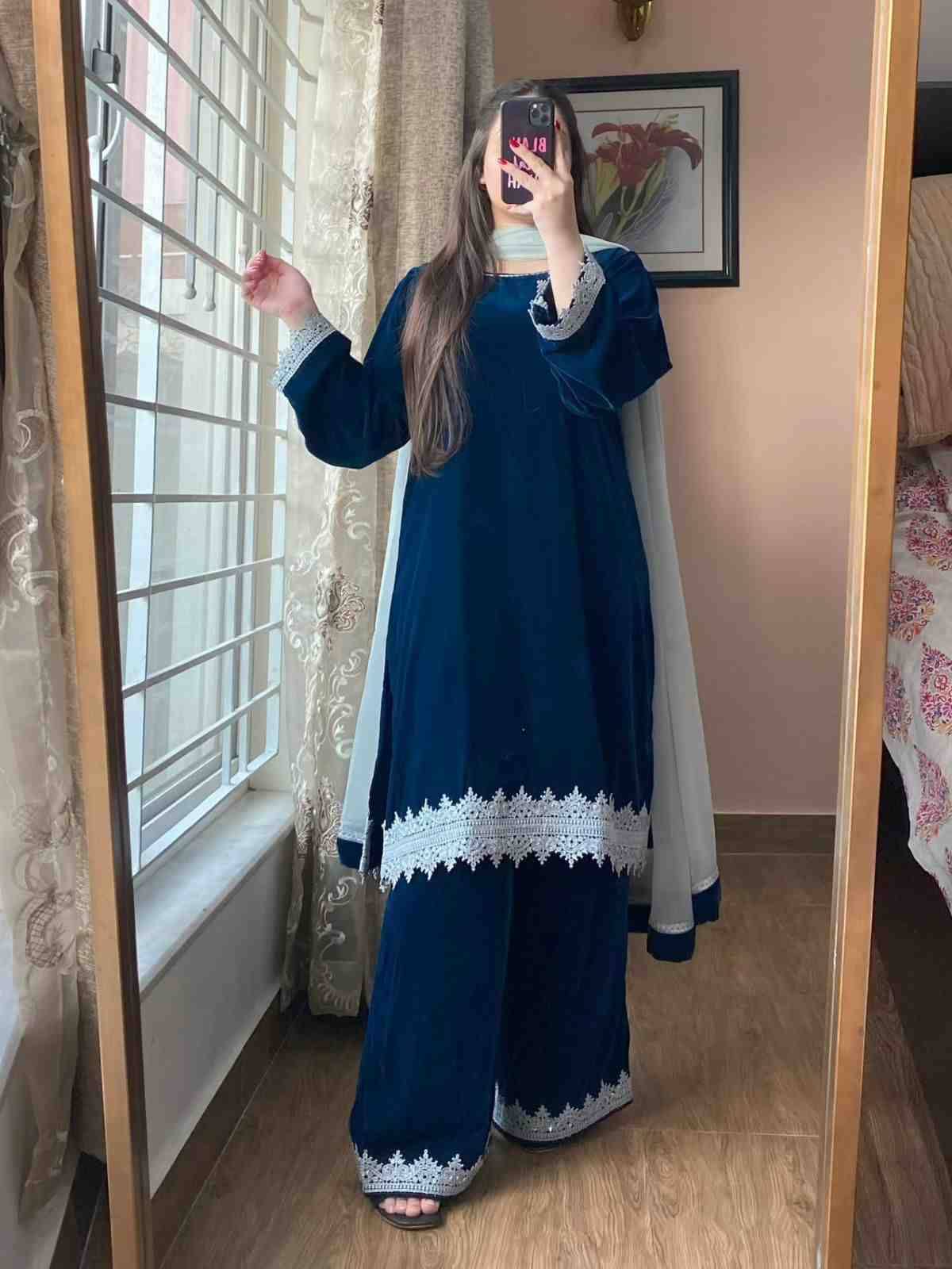 Be-419 By Fashid Wholesale 01 To 03 Series Wear Collection Beautiful Stylish Colorful Fancy Party Wear & Occasional Wear Velvet Dresses At Wholesale Price