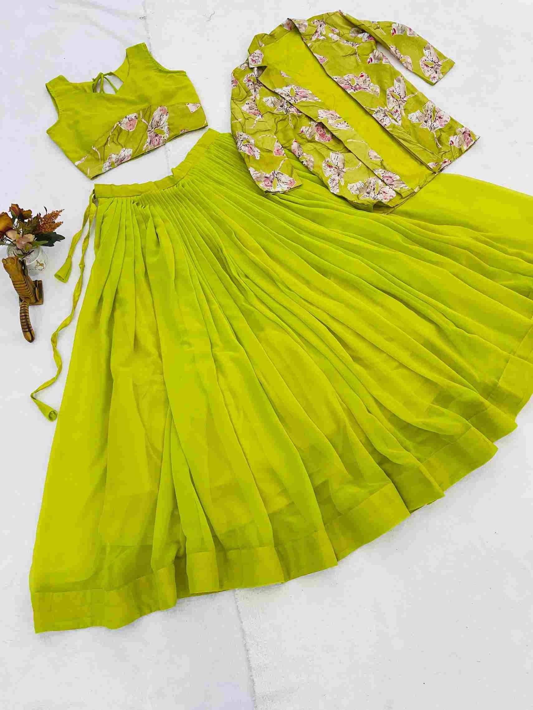 Gr-8216 By Fashid Wholesale 01 To 06 Series Navratri Wear Collection Beautiful Stylish Colorful Fancy Party Wear & Occasional Wear Georgette Lehengas At Wholesale Price