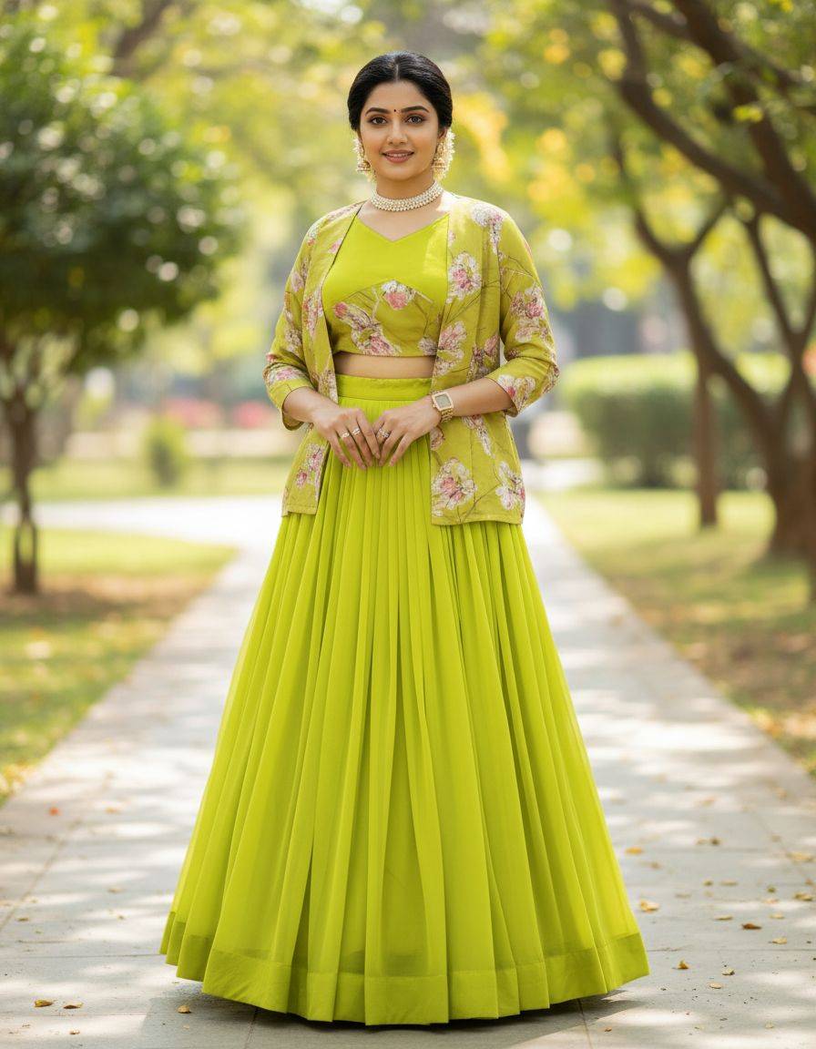 Gr-8216 By Fashid Wholesale 01 To 06 Series Navratri Wear Collection Beautiful Stylish Colorful Fancy Party Wear & Occasional Wear Georgette Lehengas At Wholesale Price