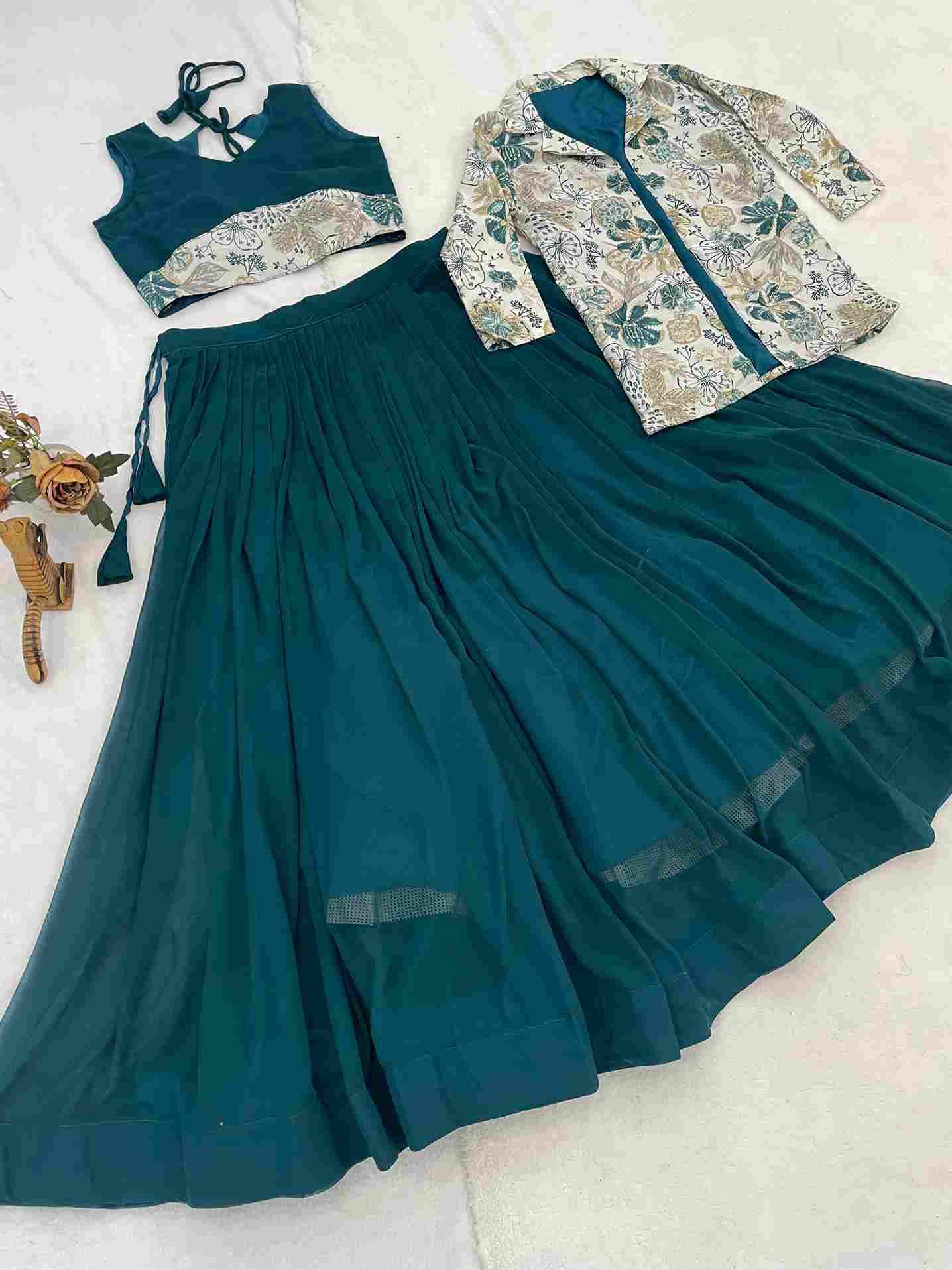 Gr-8216 By Fashid Wholesale 01 To 06 Series Navratri Wear Collection Beautiful Stylish Colorful Fancy Party Wear & Occasional Wear Georgette Lehengas At Wholesale Price