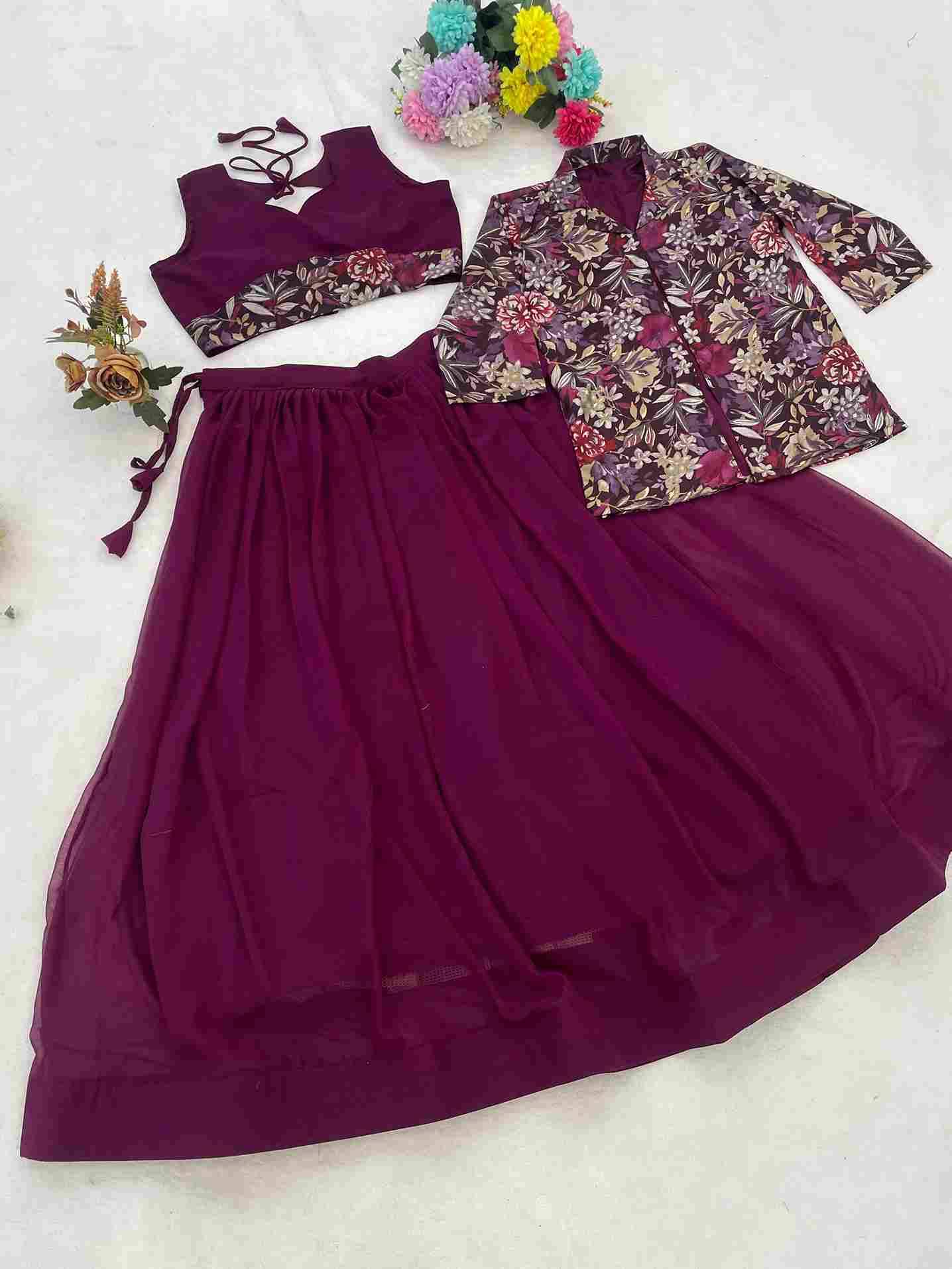 Gr-8216 By Fashid Wholesale 01 To 06 Series Navratri Wear Collection Beautiful Stylish Colorful Fancy Party Wear & Occasional Wear Georgette Lehengas At Wholesale Price