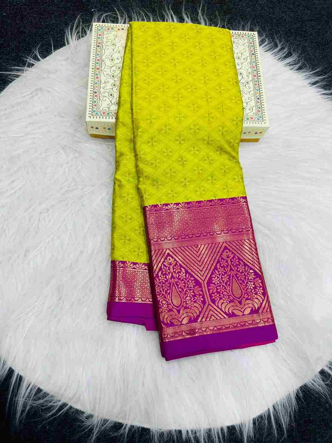 Ab-Marvel By Fashid Wholesale 01 To 07 Series Indian Traditional Wear Collection Beautiful Stylish Fancy Colorful Party Wear & Occasional Wear Pure Mercerized Copper Silk Sarees At Wholesale Price