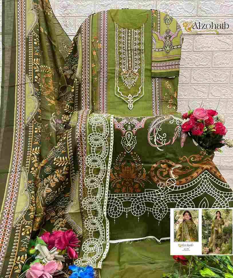 Aalsha Vol-2 By Alzohaib 1394 To 1397 Series Beautiful Pakistani Suits Stylish Fancy Colorful Party Wear & Occasional Wear Pure Cotton Print Dresses At Wholesale Price