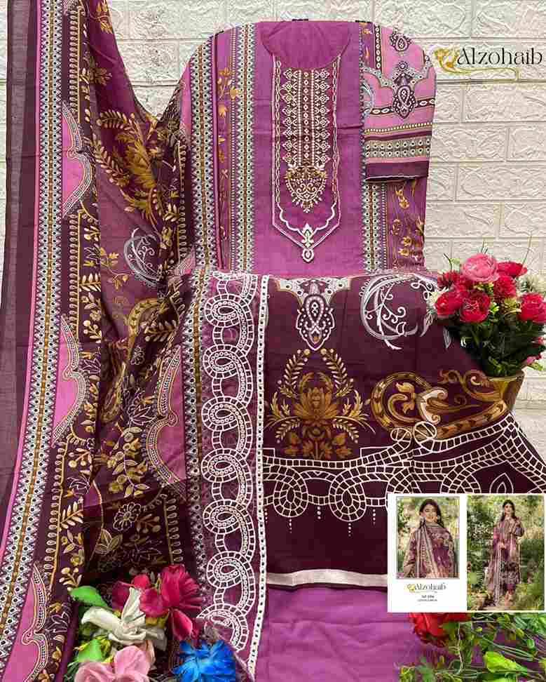 Aalsha Vol-2 By Alzohaib 1394 To 1397 Series Beautiful Pakistani Suits Stylish Fancy Colorful Party Wear & Occasional Wear Pure Cotton Print Dresses At Wholesale Price