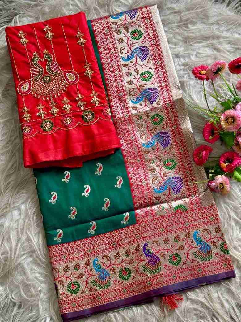 Vv-71 By Fashid Wholesale 01 To 08 Series Indian Traditional Wear Collection Beautiful Stylish Fancy Colorful Party Wear & Occasional Wear Paithani Sarees At Wholesale Price