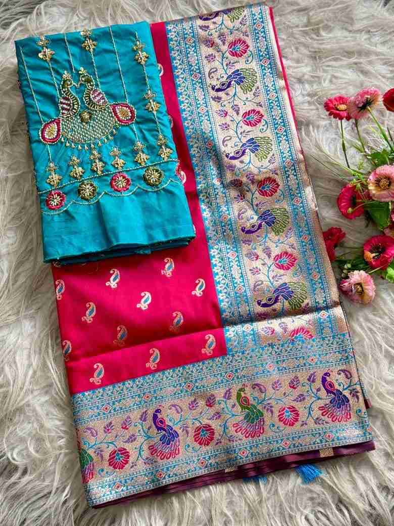 Vv-71 By Fashid Wholesale 01 To 08 Series Indian Traditional Wear Collection Beautiful Stylish Fancy Colorful Party Wear & Occasional Wear Paithani Sarees At Wholesale Price