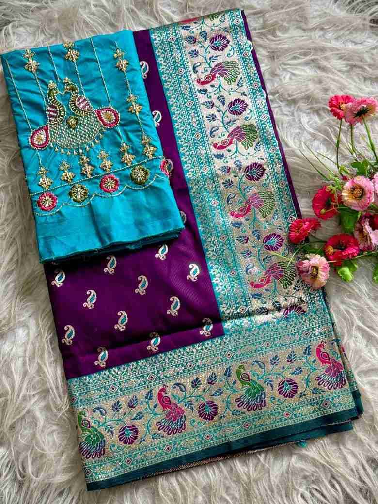 Vv-71 By Fashid Wholesale 01 To 08 Series Indian Traditional Wear Collection Beautiful Stylish Fancy Colorful Party Wear & Occasional Wear Paithani Sarees At Wholesale Price