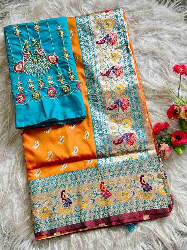 Vv-71 By Fashid Wholesale 01 To 08 Series Indian Traditional Wear Collection Beautiful Stylish Fancy Colorful Party Wear & Occasional Wear Paithani Sarees At Wholesale Price