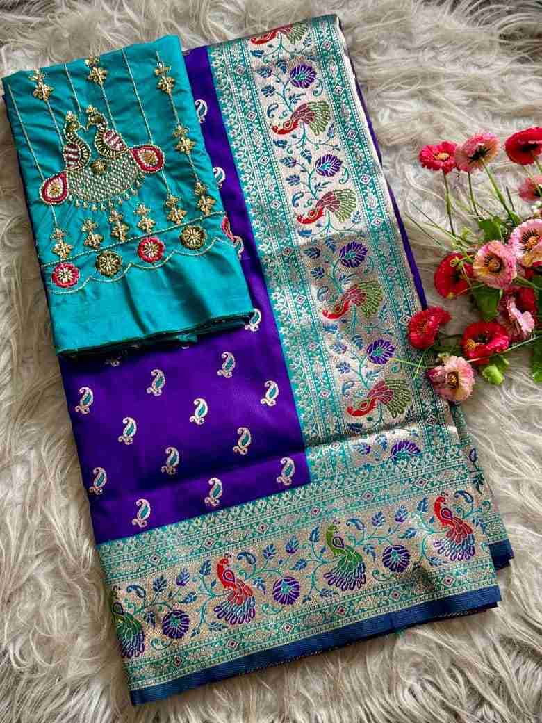 Vv-71 By Fashid Wholesale 01 To 08 Series Indian Traditional Wear Collection Beautiful Stylish Fancy Colorful Party Wear & Occasional Wear Paithani Sarees At Wholesale Price