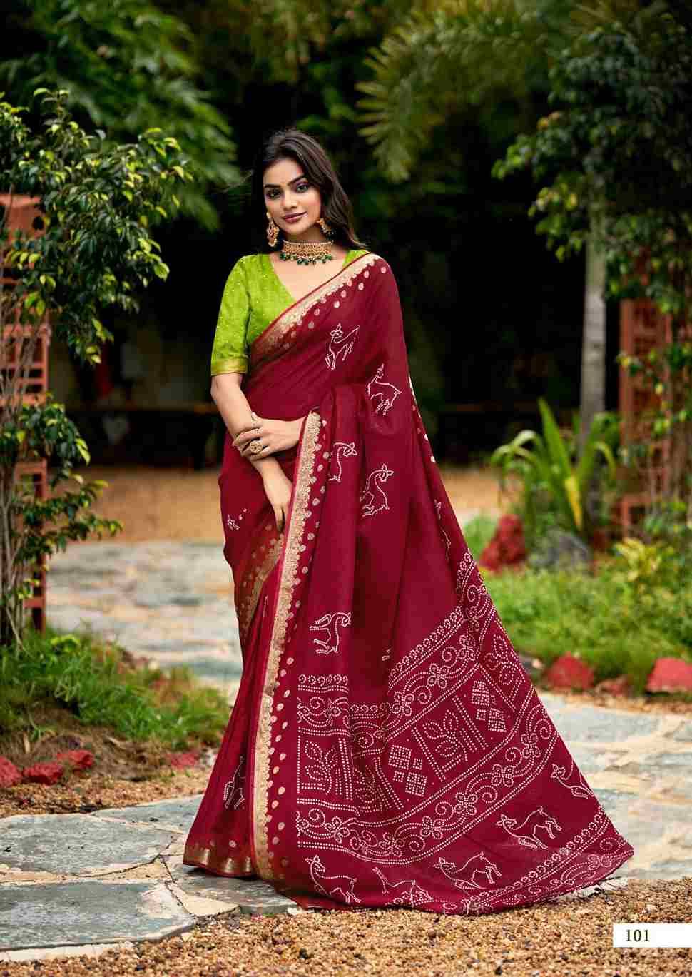 Scarlet By Sr 101 To 110 Series Indian Traditional Wear Collection Beautiful Stylish Fancy Colorful Party Wear & Occasional Wear Silk Sarees At Wholesale Price