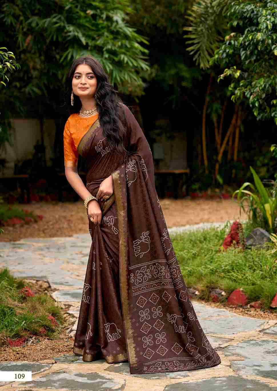 Scarlet By Sr 101 To 110 Series Indian Traditional Wear Collection Beautiful Stylish Fancy Colorful Party Wear & Occasional Wear Silk Sarees At Wholesale Price