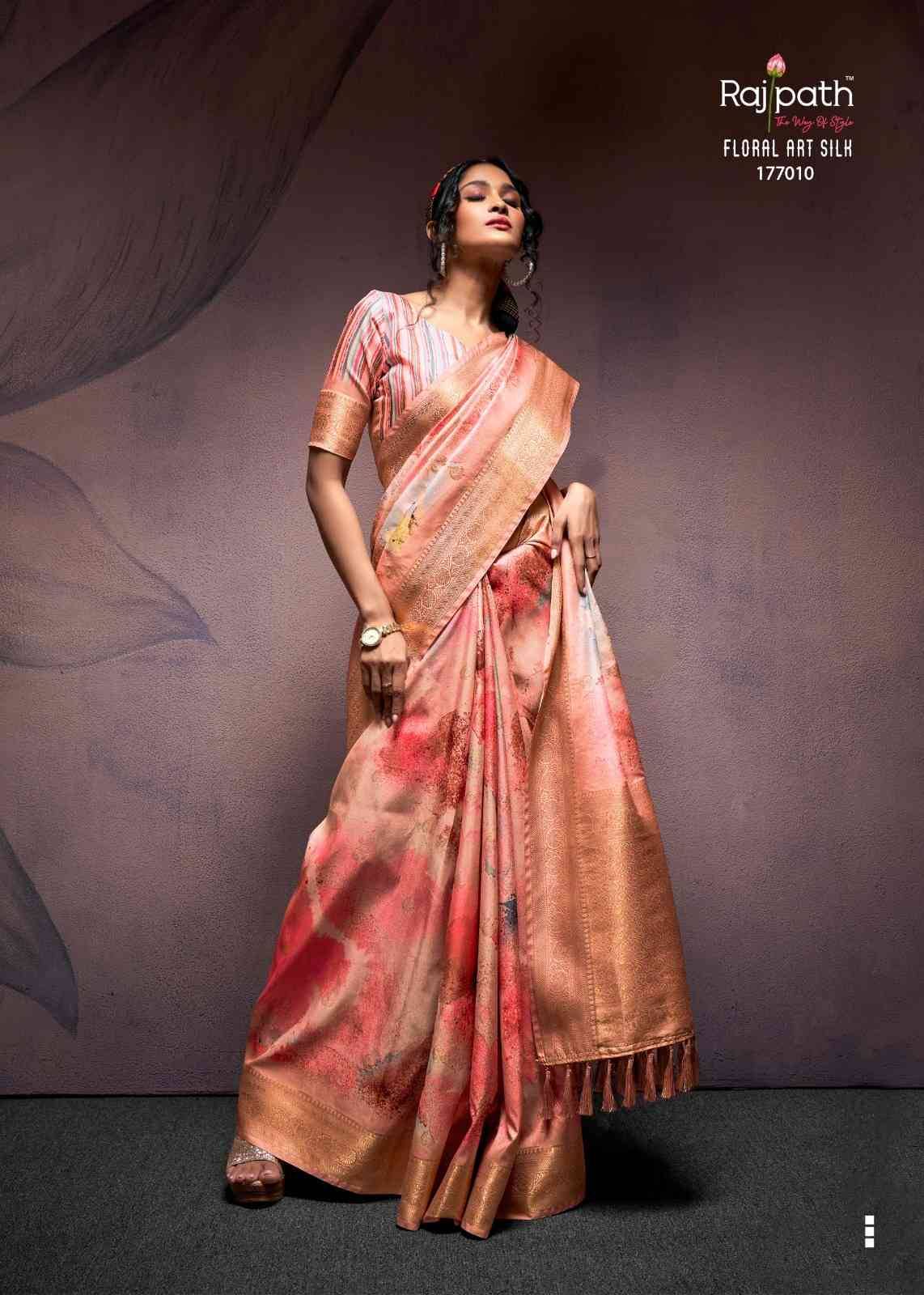 Rangreza By Rajpath 177001 To 177010 Series Indian Traditional Wear Collection Beautiful Stylish Fancy Colorful Party Wear & Occasional Wear Handloom Silk Sarees At Wholesale Price