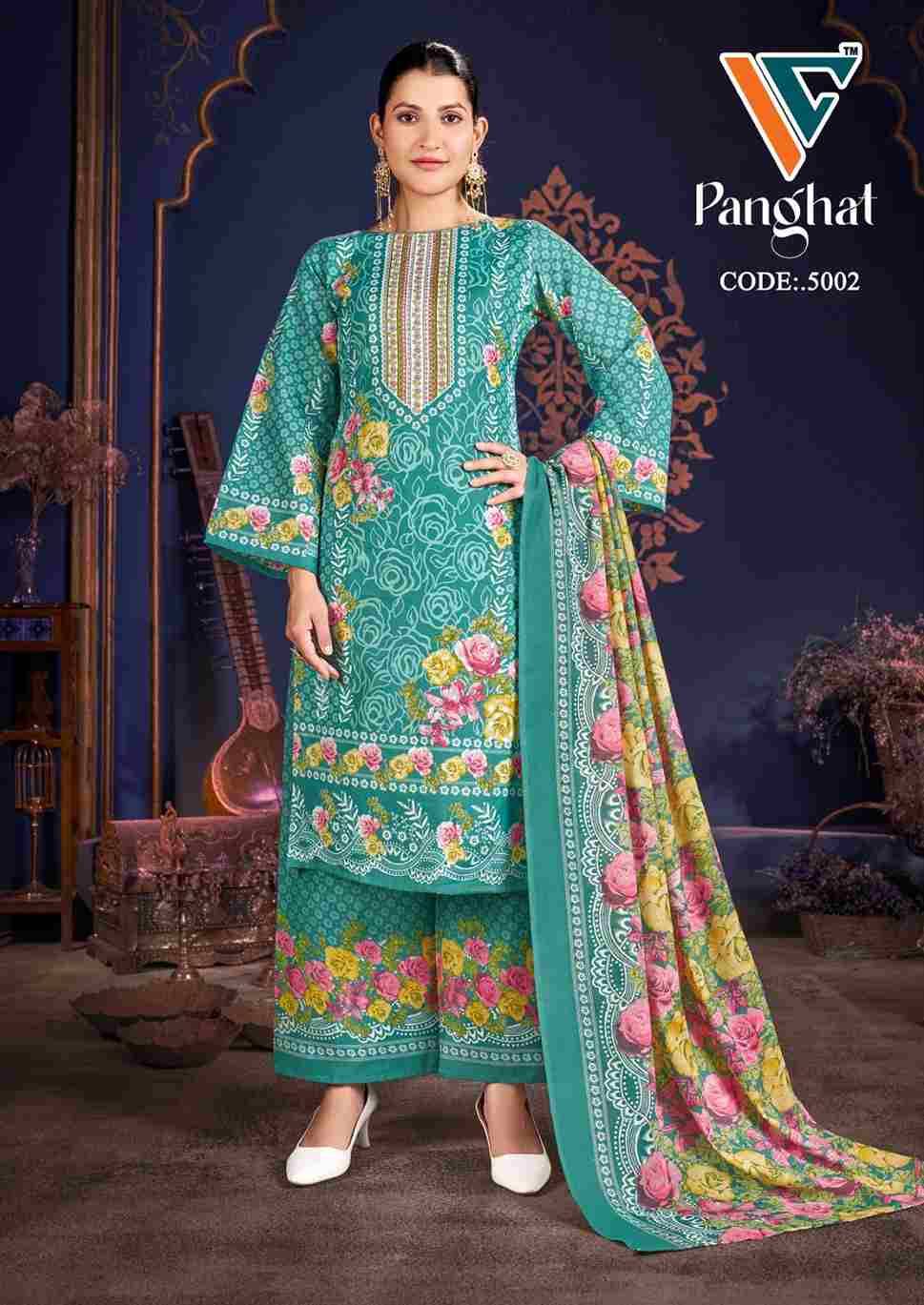 Panghat Vol-5 By Vandana Creation 5001 To 5008 Series Beautiful Festive Suits Stylish Fancy Colorful Casual Wear & Ethnic Wear Cotton Print Dresses At Wholesale Price