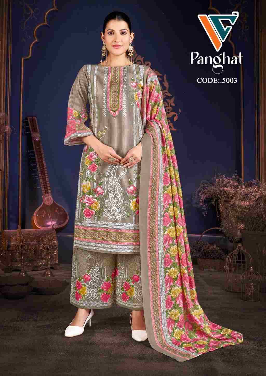 Panghat Vol-5 By Vandana Creation 5001 To 5008 Series Beautiful Festive Suits Stylish Fancy Colorful Casual Wear & Ethnic Wear Cotton Print Dresses At Wholesale Price