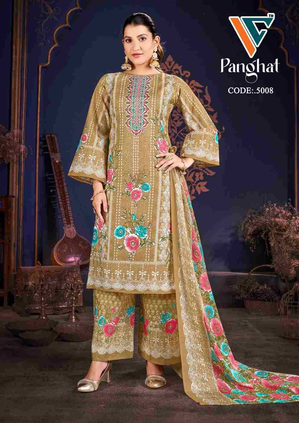 Panghat Vol-5 By Vandana Creation 5001 To 5008 Series Beautiful Festive Suits Stylish Fancy Colorful Casual Wear & Ethnic Wear Cotton Print Dresses At Wholesale Price