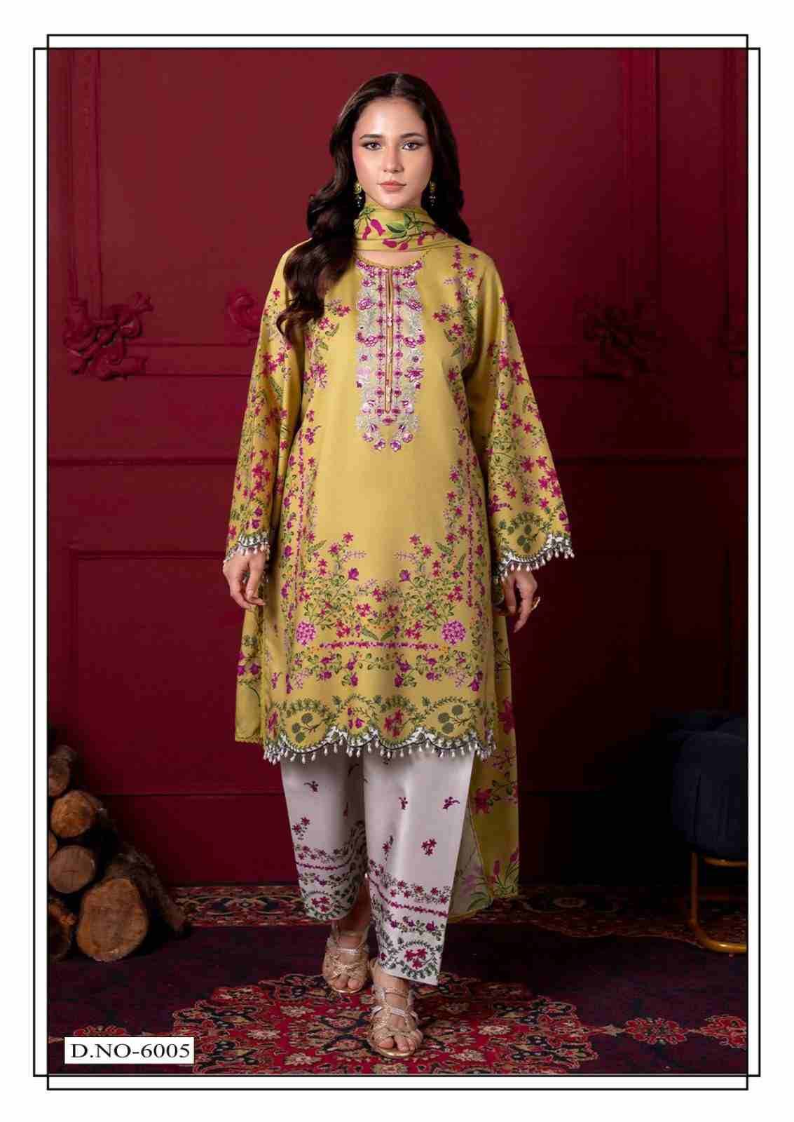 Ramsha Vol-6 By Hala 6001 To 6006 Series Beautiful Festive Suits Stylish Fancy Colorful Casual Wear & Ethnic Wear Pure Cotton Digital Print Dresses At Wholesale Price