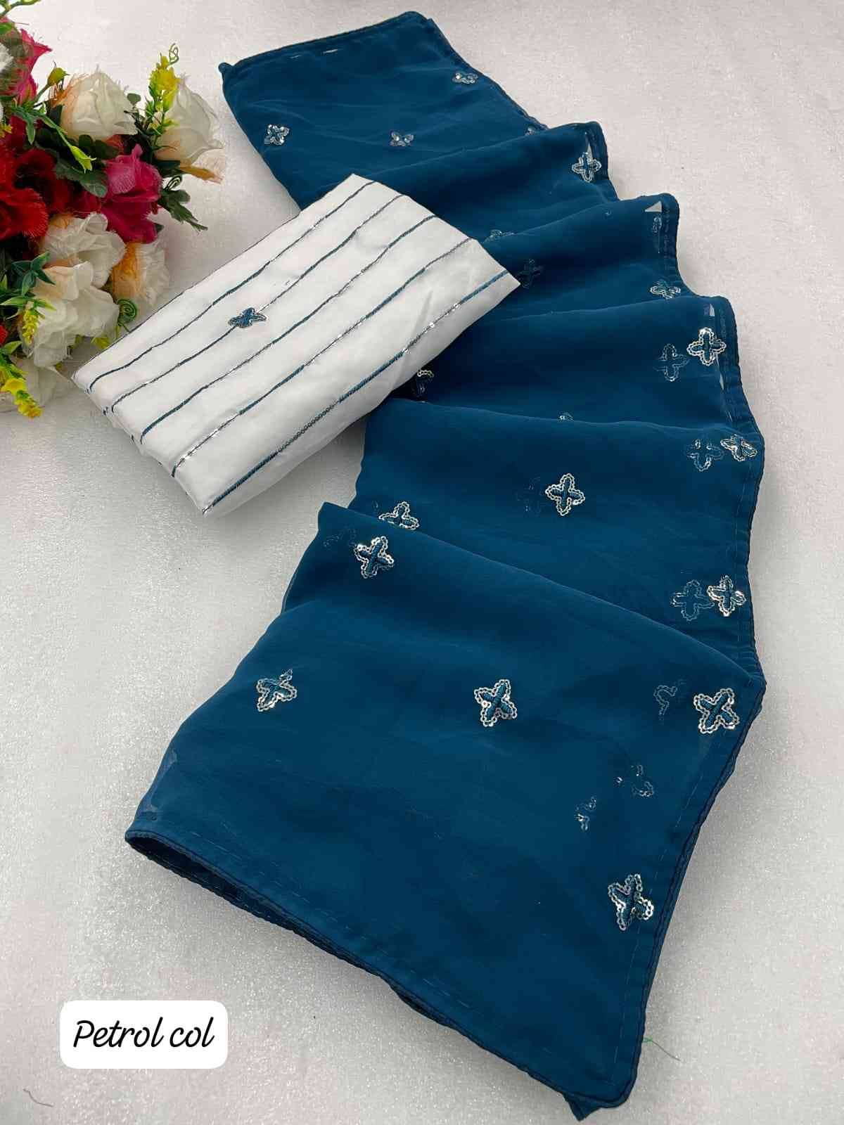 Pc-70 By Fashid Wholesale 01 To 04 Series Indian Traditional Wear Collection Beautiful Stylish Fancy Colorful Party Wear & Occasional Wear Georgette Sarees At Wholesale Price