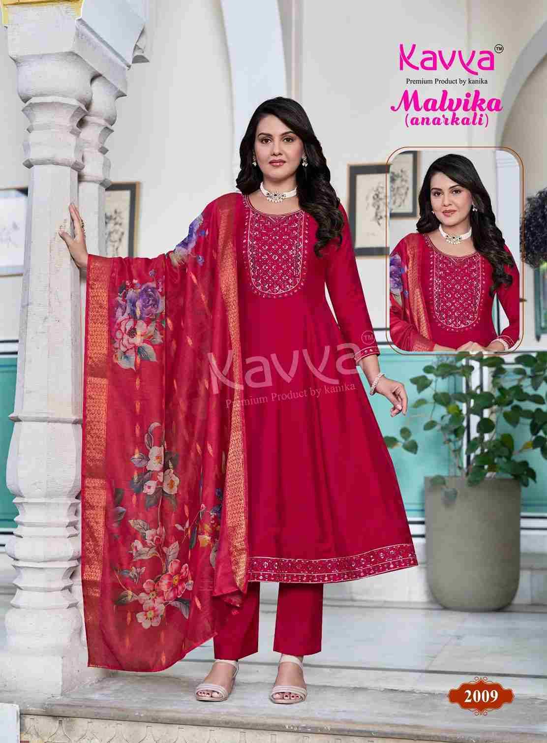 Malvika Vol-2 By Kavya 2001 To 2010 Series Beautiful Stylish Anarkali Suits Fancy Colorful Casual Wear & Ethnic Wear & Ready To Wear Fancy Dresses At Wholesale Price