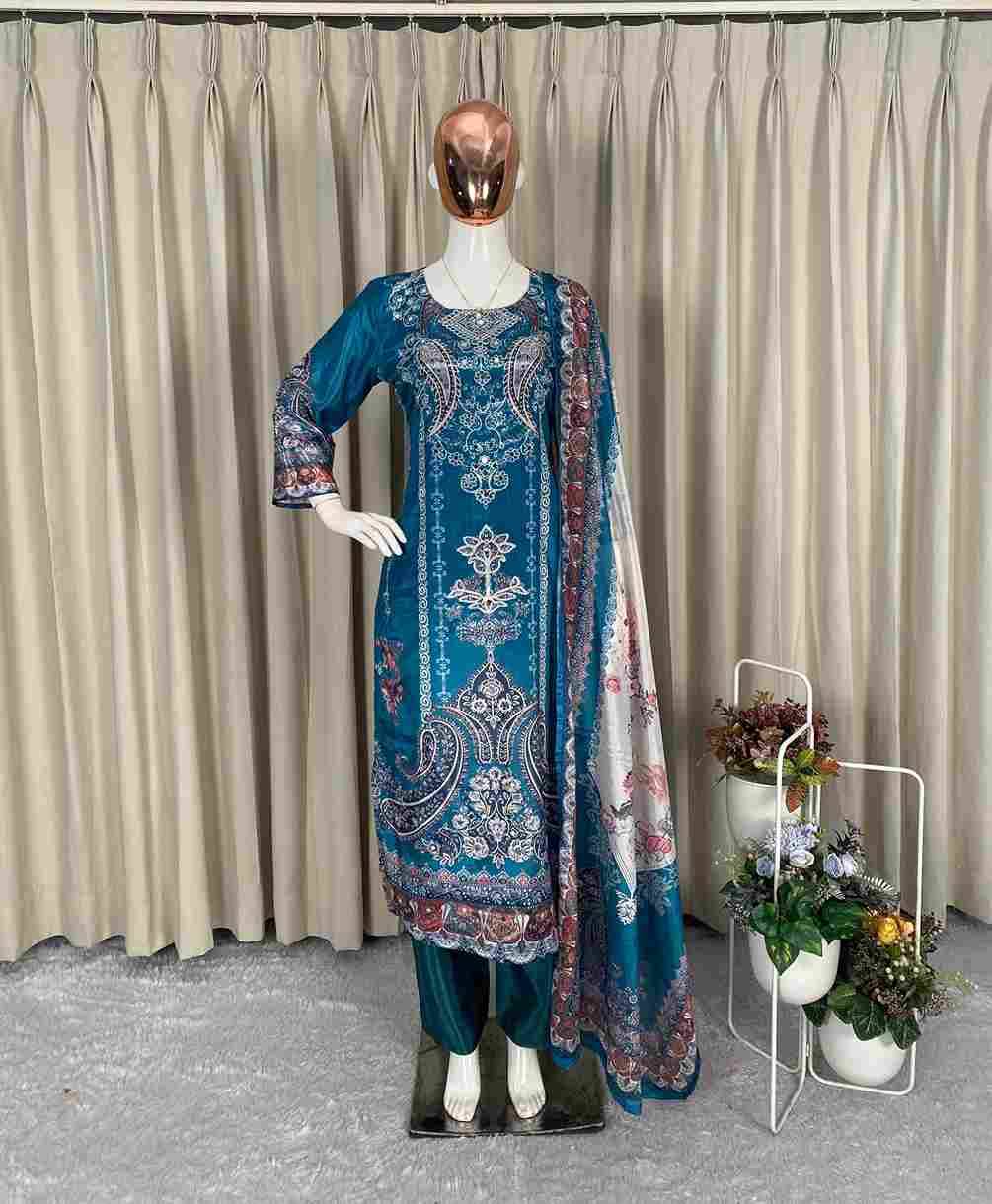 Be-438 By Fashid Wholesale Beautiful Suits Colorful Stylish Fancy Casual Wear & Ethnic Wear Chinnon Printed Dresses At Wholesale Price