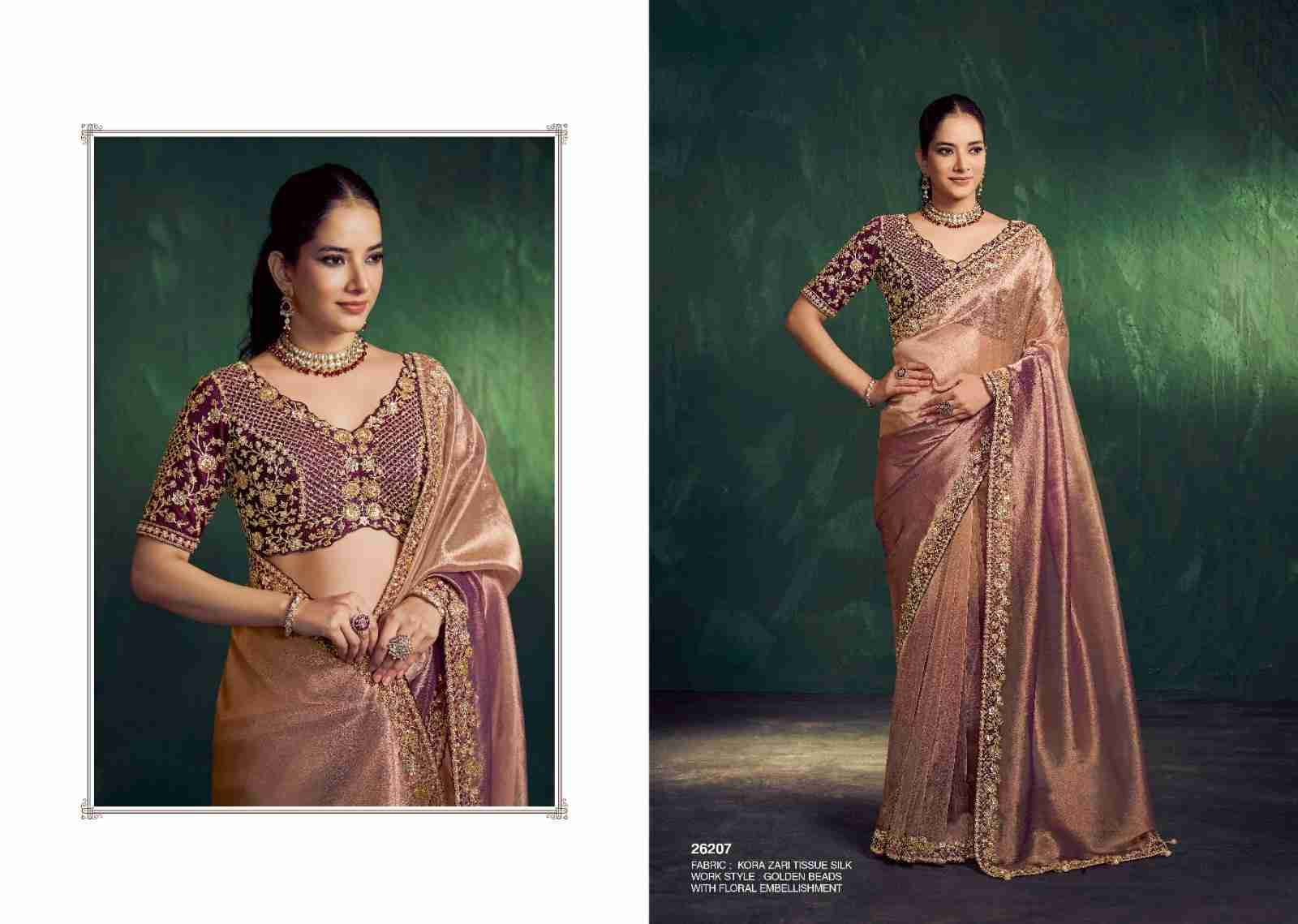 Mohini By Mohmanthan 26204 To 26221 Series Indian Traditional Wear Collection Beautiful Stylish Fancy Colorful Party Wear & Occasional Wear Fancy Sarees At Wholesale Price