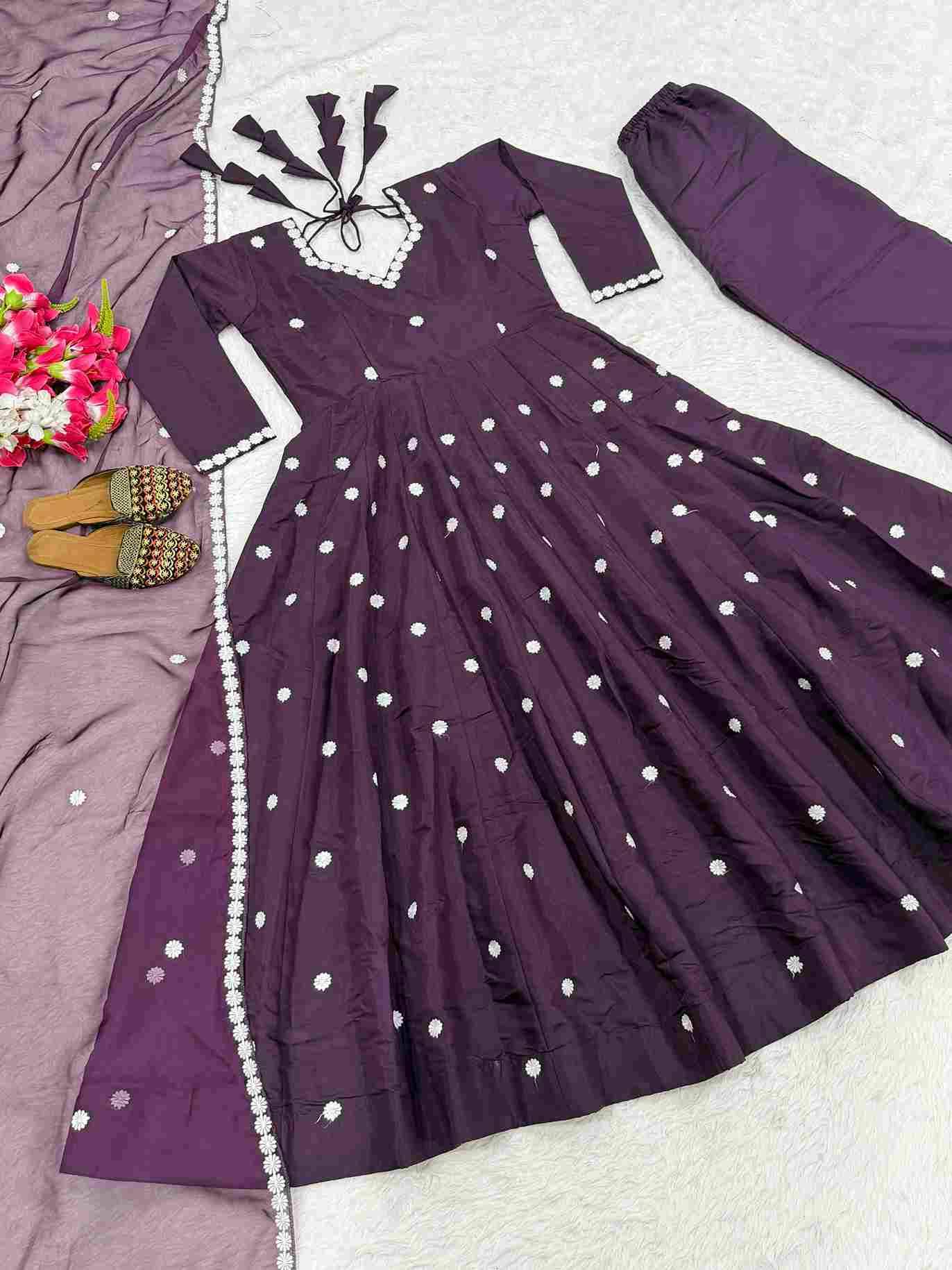 Sf-1149 By Fashid Wholesale Wear Collection Beautiful Stylish Colorful Fancy Party Wear & Occasional Wear Heavy Roman Silk Dresses At Wholesale Price