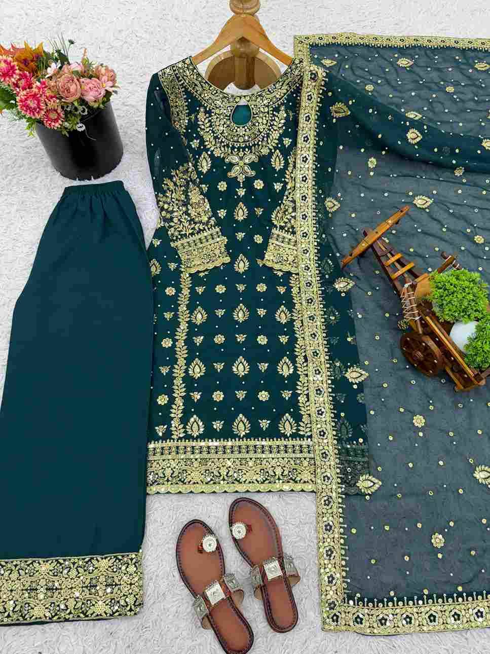 Sf-1152 By Fashid Wholesale 01 To 04 Series Wear Collection Beautiful Stylish Colorful Fancy Party Wear & Occasional Wear Pure Faux Georgette Dresses At Wholesale Price