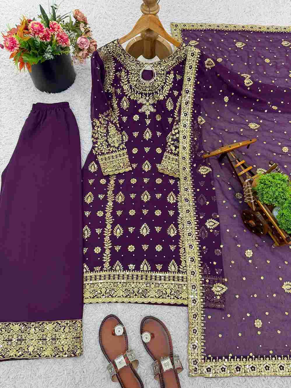 Sf-1152 By Fashid Wholesale 01 To 04 Series Wear Collection Beautiful Stylish Colorful Fancy Party Wear & Occasional Wear Pure Faux Georgette Dresses At Wholesale Price