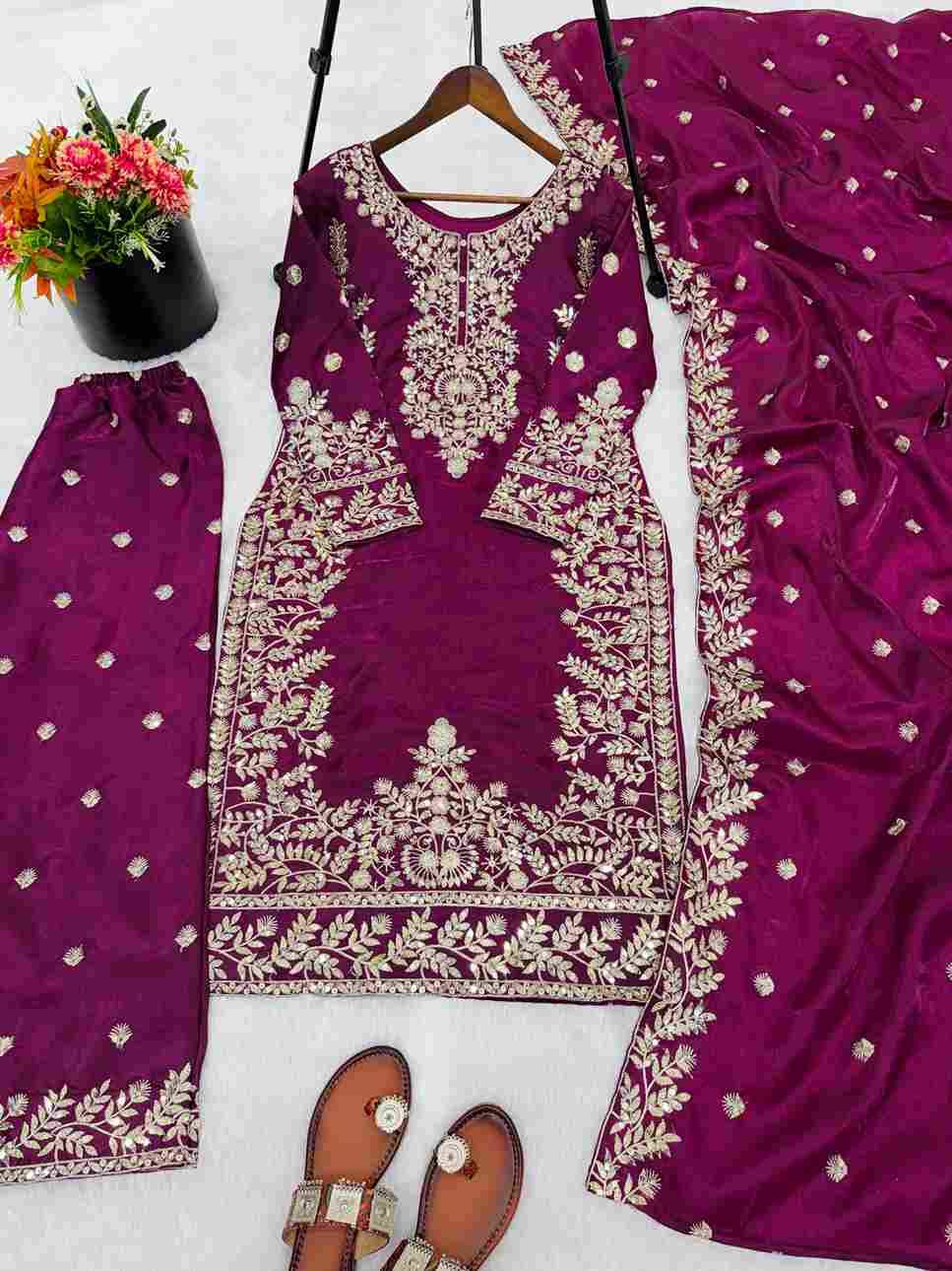 Sf-1154 By Fashid Wholesale 01 To 03 Series Wear Collection Beautiful Stylish Colorful Fancy Party Wear & Occasional Wear Pure Silk Dresses At Wholesale Price