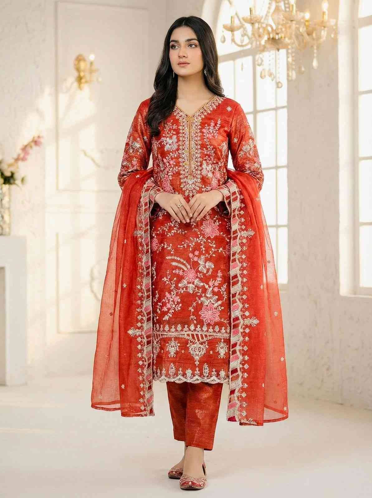 Sf-1155 By Fashid Wholesale Wear Collection Beautiful Stylish Colorful Fancy Party Wear & Occasional Wear Pure Crunchy Silk Dresses At Wholesale Price