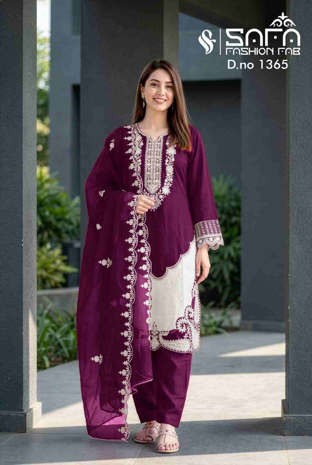 Safa 1365 Colours Vol-3 By Safa Fashion 1365-G To 1365-I Series Designer Stylish Fancy Colorful Beautiful Party Wear & Ethnic Wear Collection Fancy Dresses At Wholesale Price