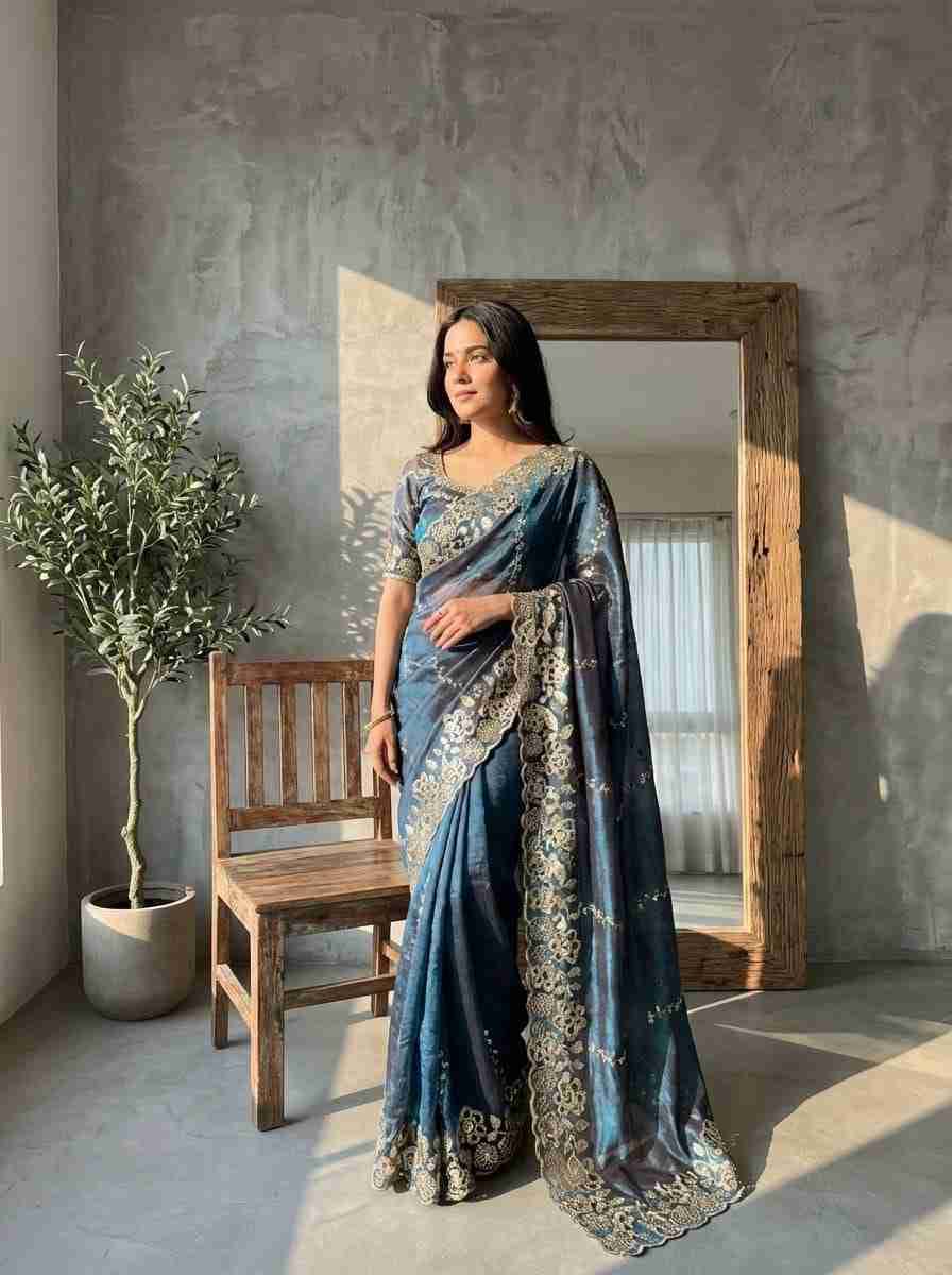 Vd-Farhina By Fashid Wholesale 01 To 06 Series Indian Traditional Wear Collection Beautiful Stylish Fancy Colorful Party Wear & Occasional Wear Fendy Chiffon Sarees At Wholesale Price