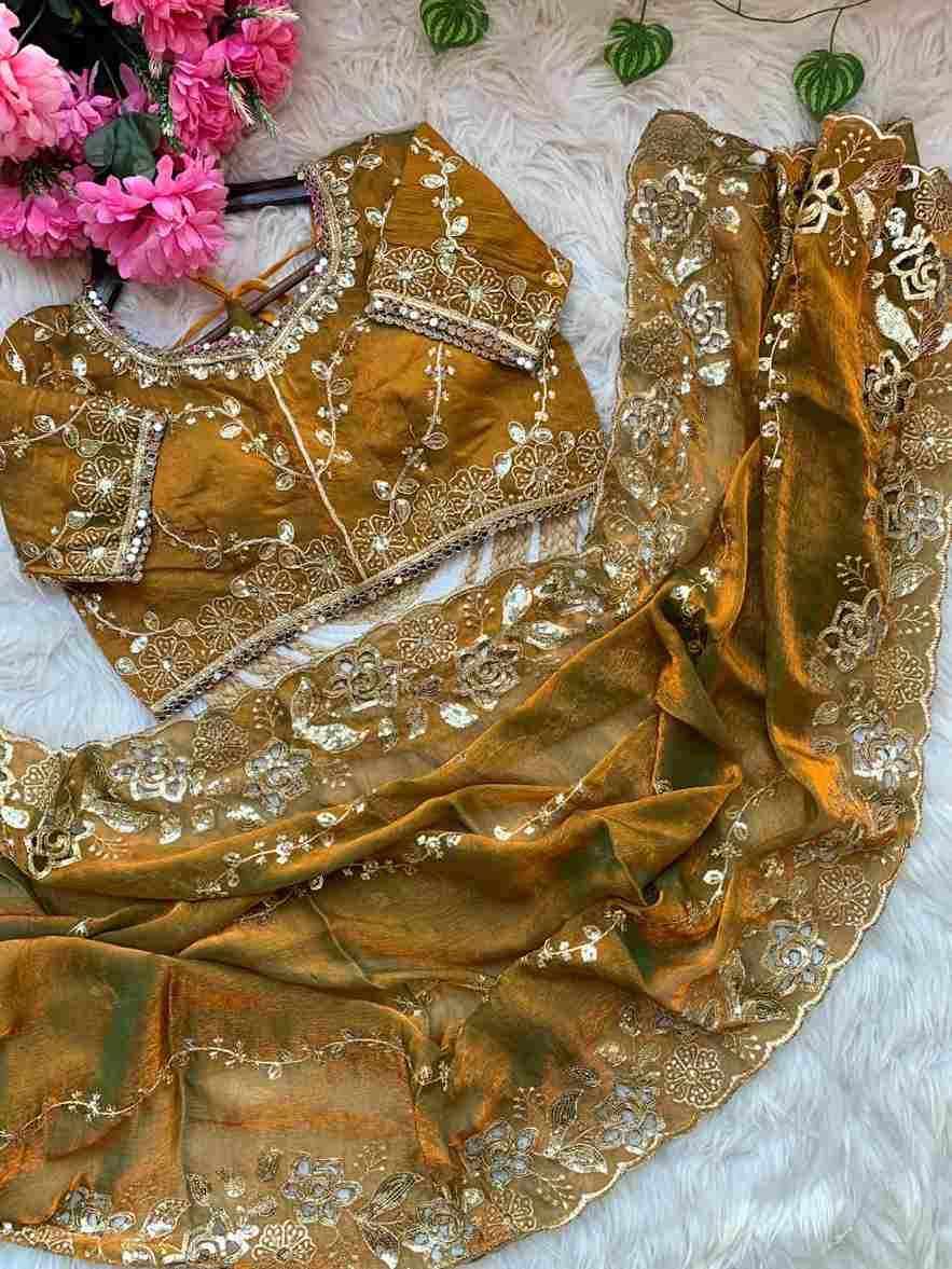 Vd-Farhina By Fashid Wholesale 01 To 06 Series Indian Traditional Wear Collection Beautiful Stylish Fancy Colorful Party Wear & Occasional Wear Fendy Chiffon Sarees At Wholesale Price