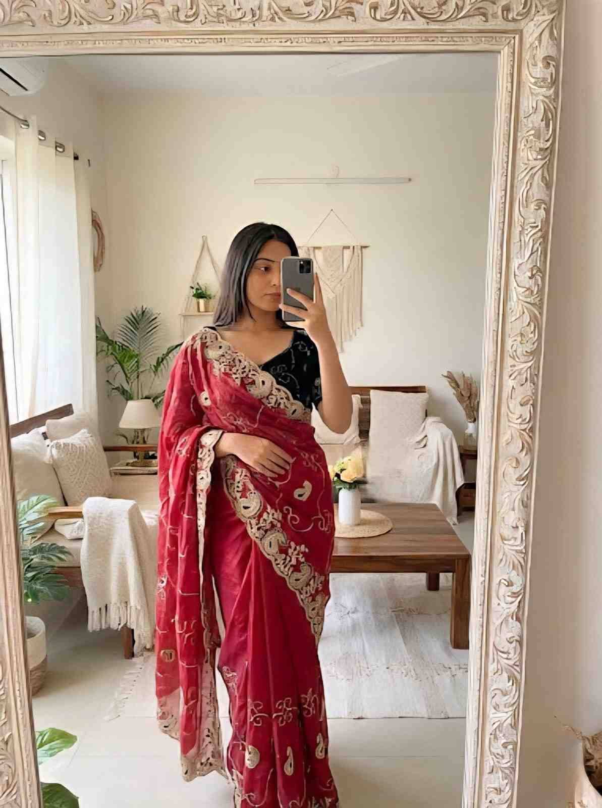 Vd-Kalki By Fashid Wholesale 01 To 03 Series Indian Traditional Wear Collection Beautiful Stylish Fancy Colorful Party Wear & Occasional Wear Fandy Chiffon Sarees At Wholesale Price