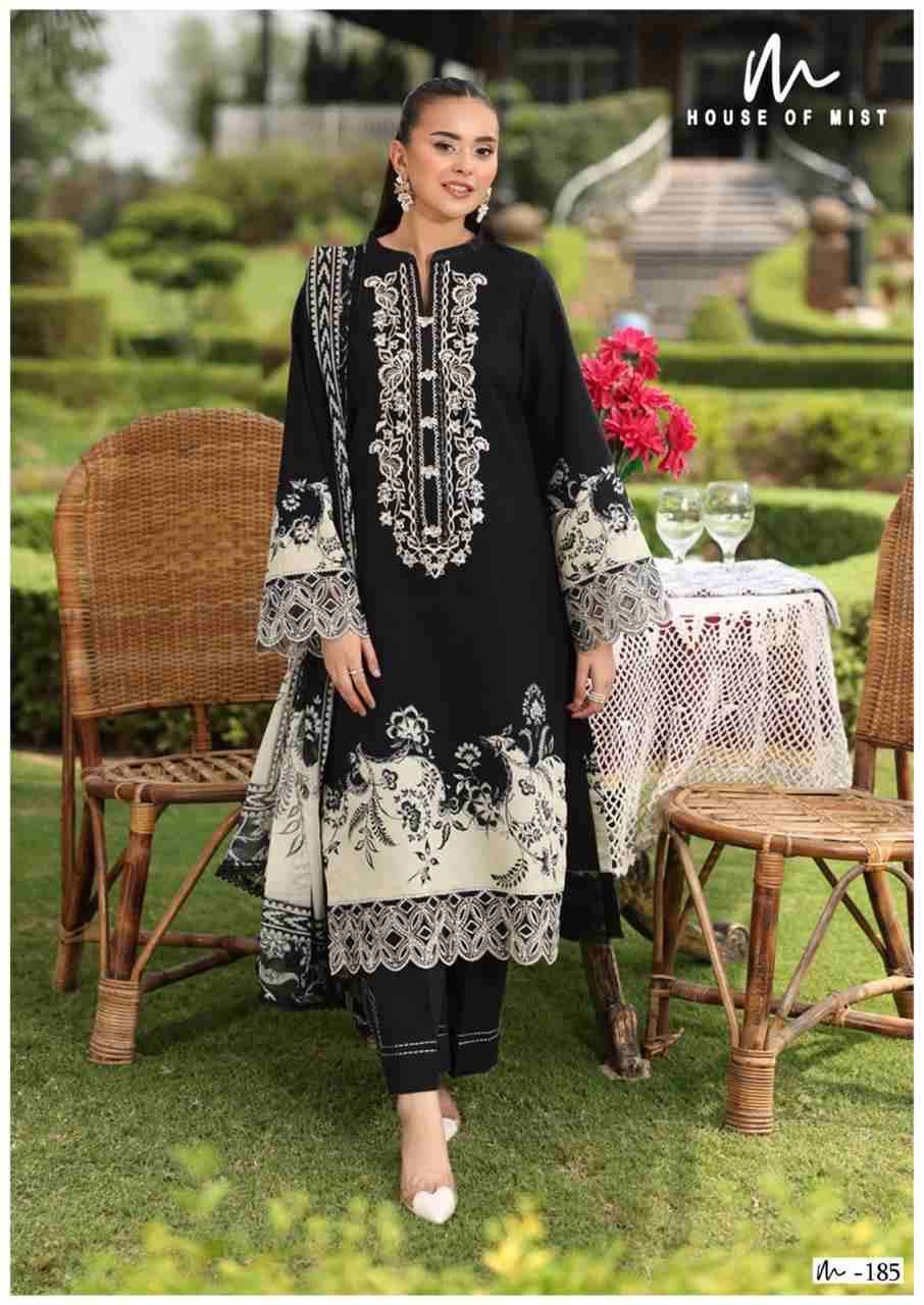 Ghazal Vol-19 By House Of Mist 181 To 186 Series Beautiful Pakistani Suits Colorful Stylish Fancy Casual Wear & Ethnic Wear Pure Cotton Print Dresses At Wholesale Price