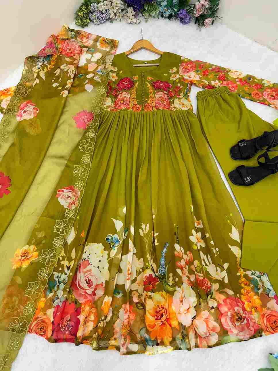 Mb-545 By Fashid Wholesale Designer Suits Collection Beautiful Stylish Fancy Colorful Party Wear & Occasional Wear Faux Georgette Dresses At Wholesale Price