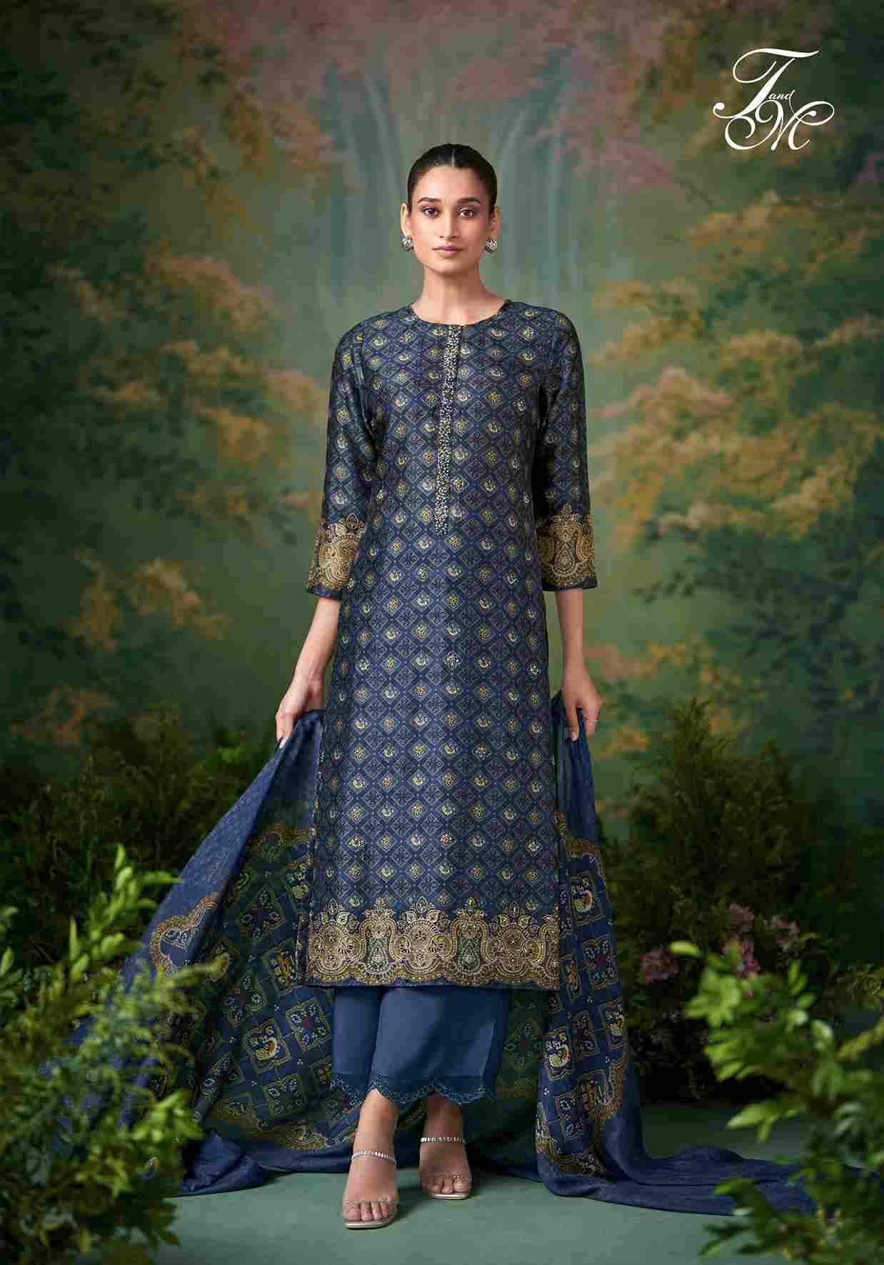 Sugandh By T And M Designer Studio Beautiful Festive Suits Colorful Stylish Fancy Casual Wear & Ethnic Wear Pure Silk Dresses At Wholesale Price