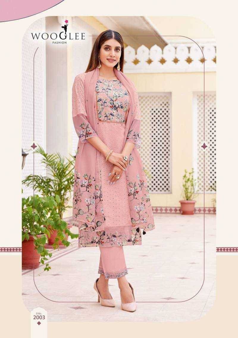 Kashmira By Wooglee 2001 To 2006 Series Designer Festive Suits Beautiful Fancy Stylish Colorful Party Wear & Occasional Wear Cotton Dresses At Wholesale Price